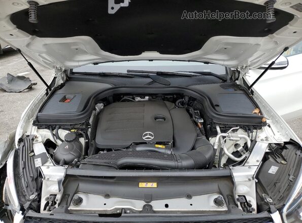 W1N0G8DB7MV273752 2021 MERCEDES-BENZ GLC-CLASS White Vista del compartimento del motor