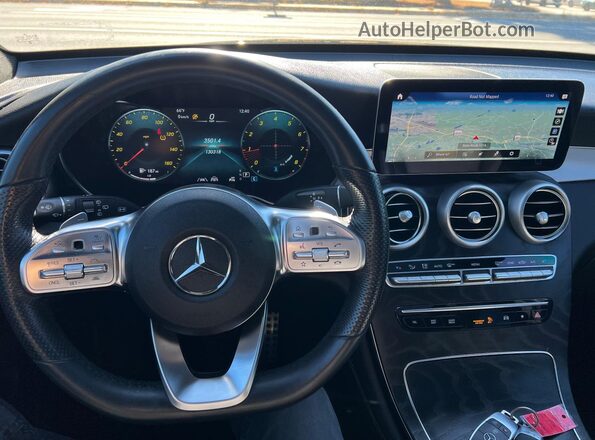 W1N0G8DBXMF885793 2021 MERCEDES-BENZ GLC-CLASS Black Front interior view