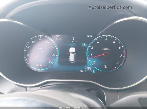 W1N0G8EB1LF806945 2020 MERCEDES-BENZ GLC 300 White უკანა სავარძლების ხედი