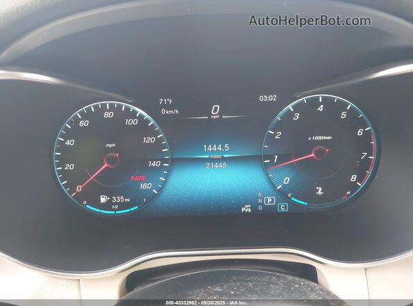 W1N0G8EB3NG116885 2022 MERCEDES-BENZ GLC 300 Белый Вид задних сидений