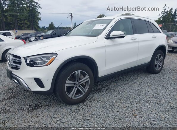 W1N0G8EB3NG116885 2022 MERCEDES-BENZ GLC 300 Белый Передняя левая четверть