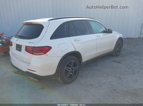 W1N0G8EB4LF830317 2020 MERCEDES-BENZ GLC 300 White Задня права чверть