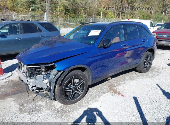W1N0G8EB4NG080141 2022 MERCEDES-BENZ GLC 300 Blue Front left