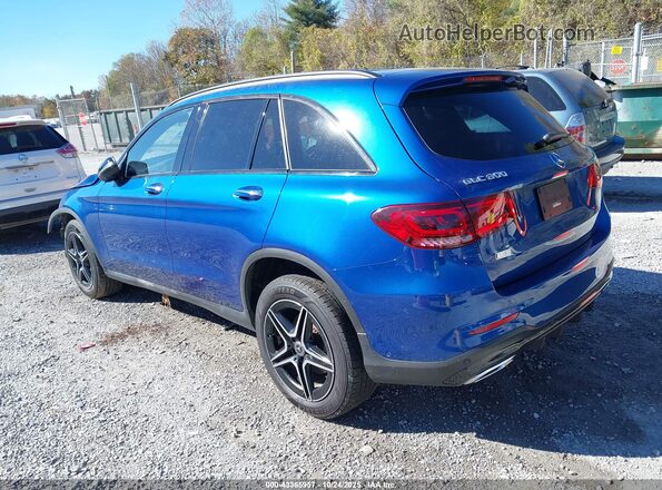 W1N0G8EB4NG080141 2022 MERCEDES-BENZ GLC 300 Blue Rear left