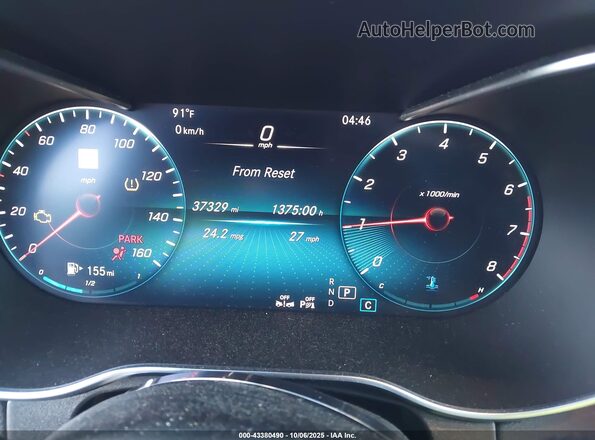 W1N0G8EB7MV322916 2021 MERCEDES-BENZ GLC 300 Gray Widok tylnych siedzeń