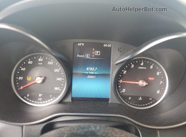 W1N0G8EB7NG075709 2022 MERCEDES-BENZ GLC-CLASS Black Widok zestawu wskaźników