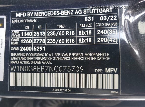 W1N0G8EB7NG075709 2022 MERCEDES-BENZ GLC-CLASS Black Widok komory silnika