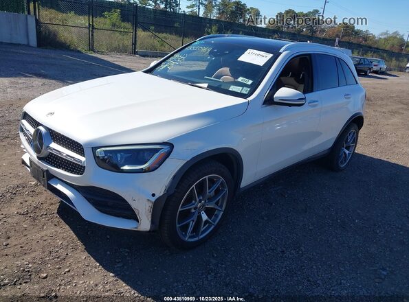 W1N0G8EB8LF825377 2020 MERCEDES-BENZ GLC 300 White წინა მარცხენა ხედი სამი მეოთხედიდან
