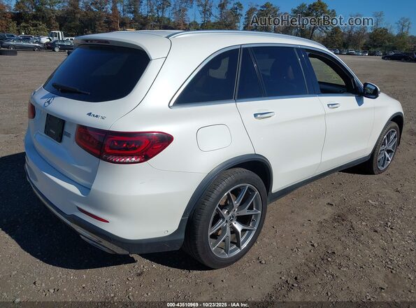 W1N0G8EB8LF825377 2020 MERCEDES-BENZ GLC 300 White უკანა მარჯვენა