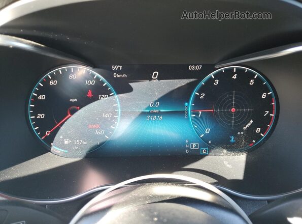 W1N0G8EB8MF882535 2021 MERCEDES-BENZ GLC-CLASS Black ხელსაწყოთა პანელის ხედი