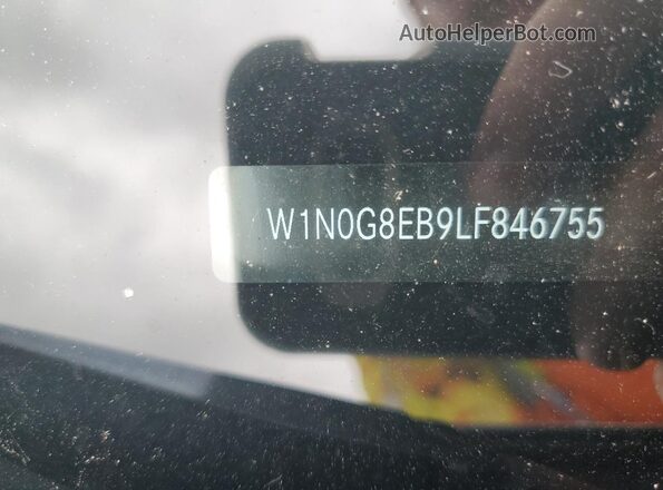 W1N0G8EB9LF846755 2020 MERCEDES-BENZ GLC-CLASS Silver VIN sticker view