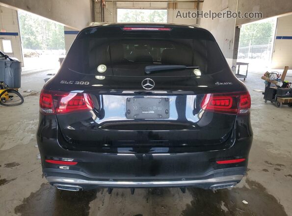 W1N0G8EBXMV319279 2021 MERCEDES-BENZ GLC-CLASS Black Widok z tyłu
