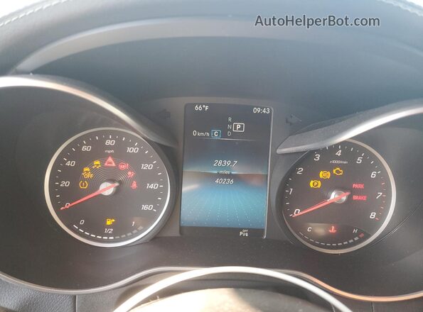 W1N0J8EB4NG024735 2022 MERCEDES-BENZ GLC-CLASS Black Vista del cuadro de instrumentos