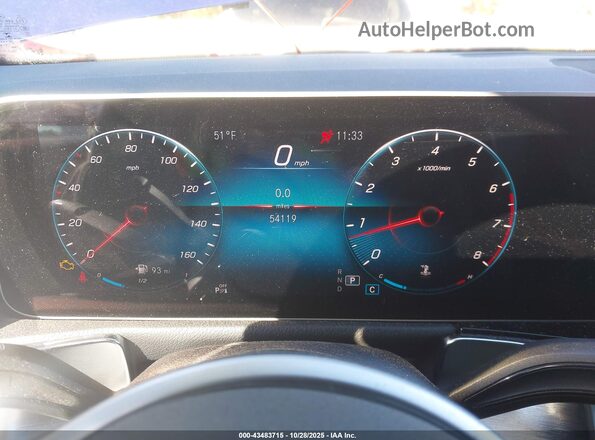 W1N4M4HB0LW020598 2020 MERCEDES-BENZ GLB-CLASS Blue უკანა სავარძლების ხედი