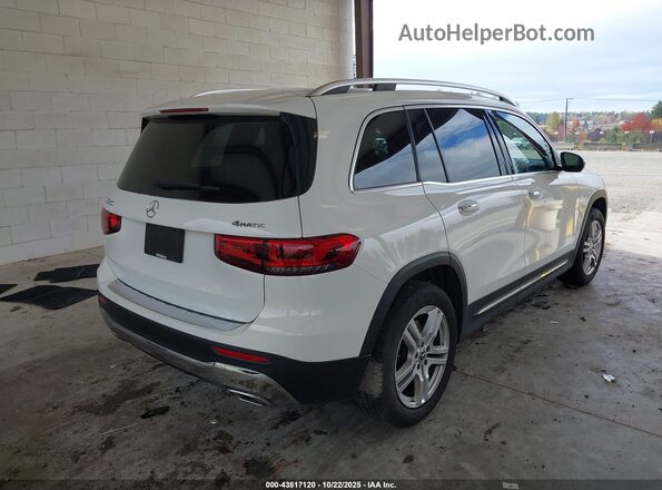 W1N4M4HB2LW050699 2020 MERCEDES-BENZ GLB-CLASS White უკანა მარჯვენა