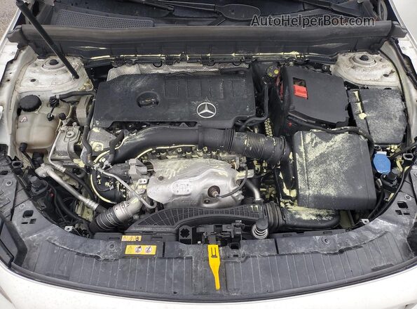 W1N4M4HB4PW309733 2023 MERCEDES-BENZ GLB-CLASS White ძრავის განყოფილების ხედი