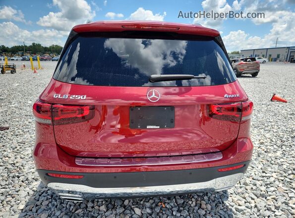 W1N4M4HB6LW042296 2020 MERCEDES-BENZ GLB-CLASS Красный Вид сзади