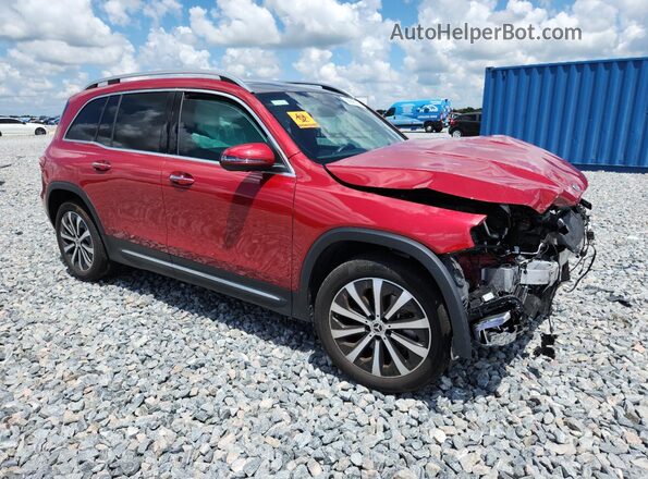W1N4M4HB6LW042296 2020 MERCEDES-BENZ GLB-CLASS Красный Передняя правая четверть