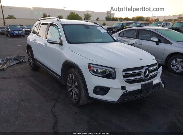 W1N4M4HB8PW302560 2023 MERCEDES-BENZ GLB-CLASS White Widok wnętrza 360 stopni