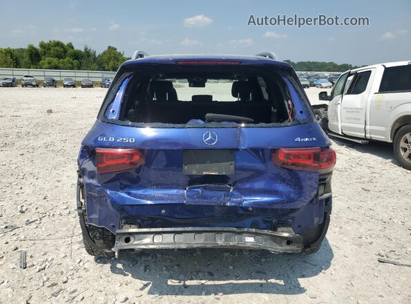 W1N4M4HB9LW031826 2020 MERCEDES-BENZ GLB-CLASS Blue Rear view