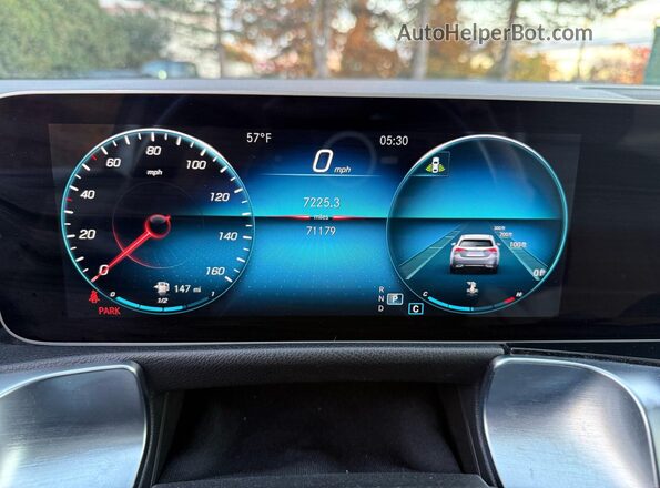 W1N4M4HB9LW055219 2020 MERCEDES-BENZ GLB-CLASS White Dashboard view