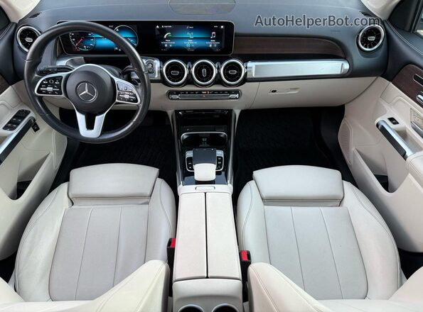 W1N4M4HB9LW055219 2020 MERCEDES-BENZ GLB-CLASS White Instrument cluster view