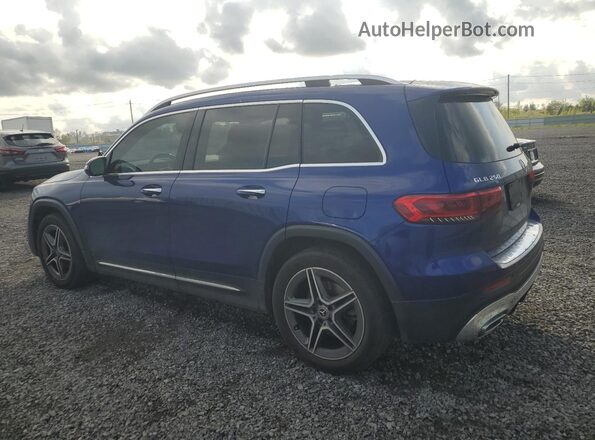 W1N4M4HB9MW102198 2021 MERCEDES-BENZ GLB-CLASS Blue Rear left