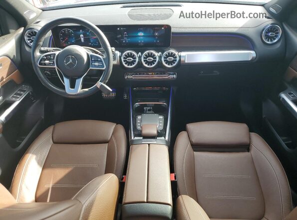 W1N4M4HB9MW102198 2021 MERCEDES-BENZ GLB-CLASS Blue Dashboard view