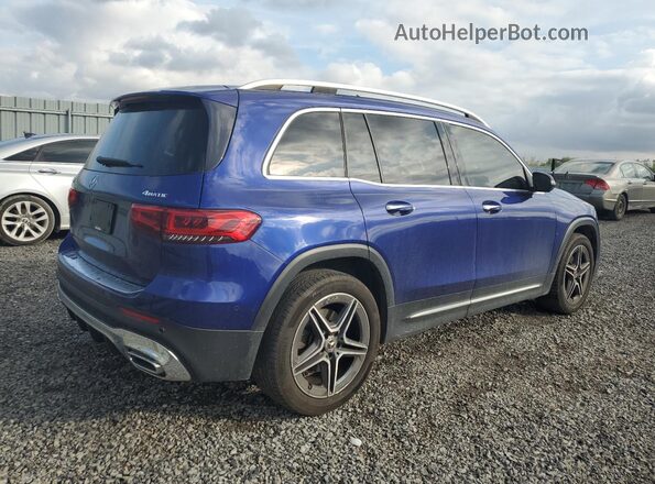 W1N4M4HB9MW102198 2021 MERCEDES-BENZ GLB-CLASS Blue Rear right