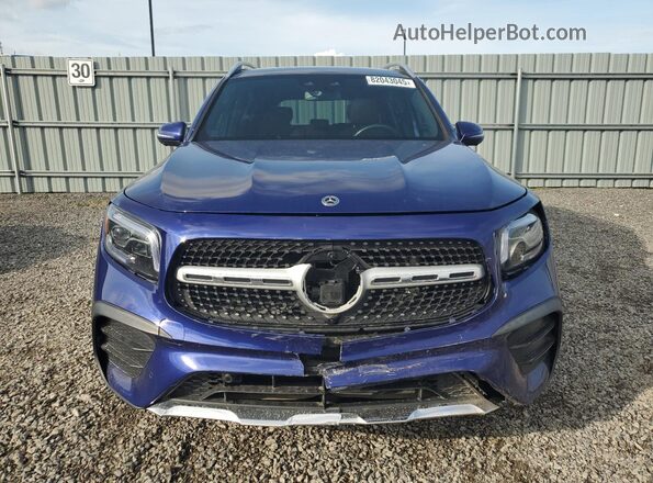 W1N4M4HB9MW102198 2021 MERCEDES-BENZ GLB-CLASS Blue Front view