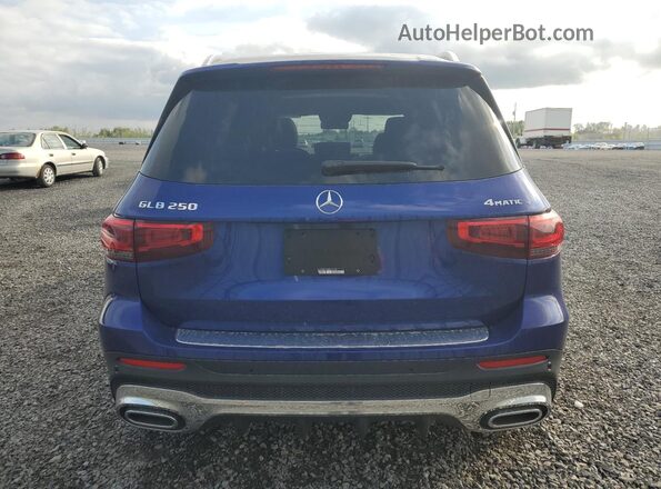 W1N4M4HB9MW102198 2021 MERCEDES-BENZ GLB-CLASS Blue Rear view