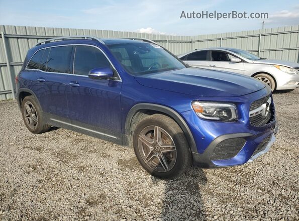 W1N4M4HB9MW102198 2021 MERCEDES-BENZ GLB-CLASS Blue Front right