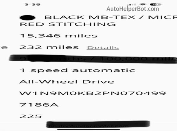 W1N9M0KB2PN070499 2023 MERCEDES-BENZ EQB Black Vista de los asientos traseros