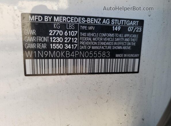 W1N9M0KB4PN055583 2023 MERCEDES-BENZ EQB White 