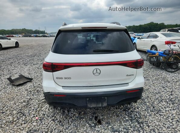 W1N9M0KB6NN007645 2022 MERCEDES-BENZ EQB White Widok z tyłu