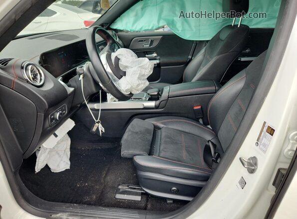 W1N9M0KB6NN007645 2022 MERCEDES-BENZ EQB White Widok wnętrza z przodu