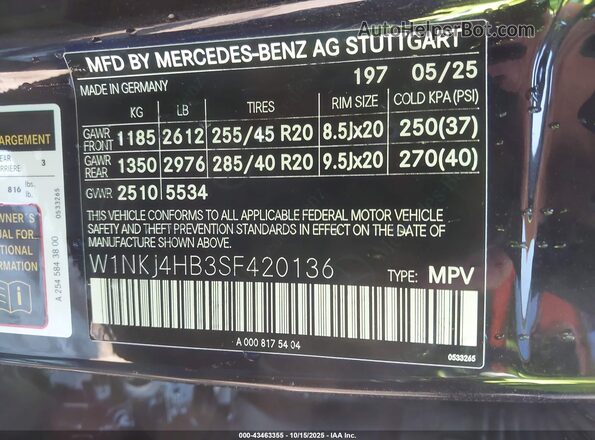 W1NKJ4HB3SF420136 2025 MERCEDES-BENZ GLC 300 Black Widok komory silnika