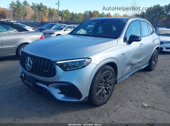 W1NKM8HB4RF206958 2024 MERCEDES-BENZ AMG GLC 43 Серебряный Передняя левая четверть