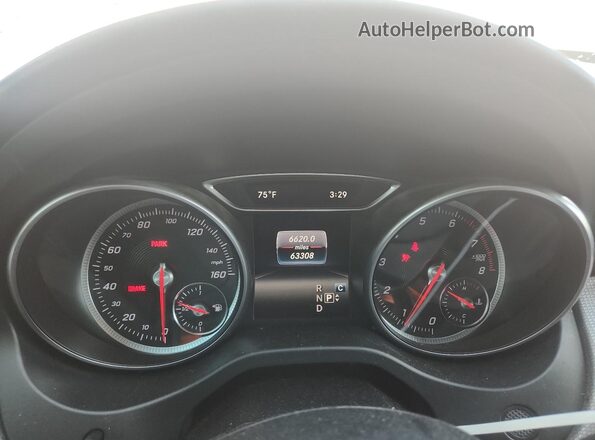W1NTG4EB1LU030317 2020 MERCEDES-BENZ GLA White Instrument cluster view