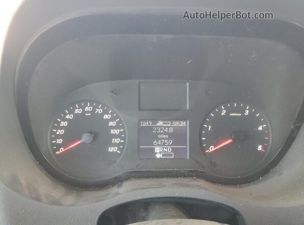 W1W4DBHYXMT055236 2021 MERCEDES-BENZ SPRINTER White ხელსაწყოთა პანელის ხედი