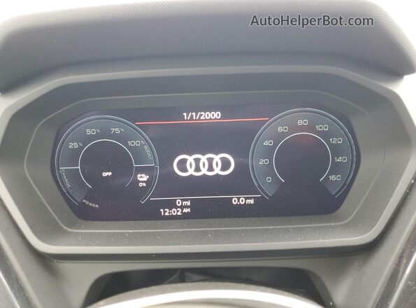WA122BFZXPP060240 2023 AUDI Q4 Black Սարքավորումների վահանակի տեսք