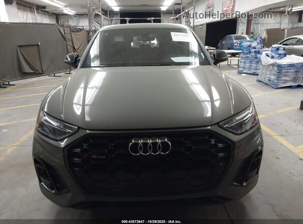 WA124AFY3P2118648 2023 AUDI SQ5 Green Widok zestawu wskaźników