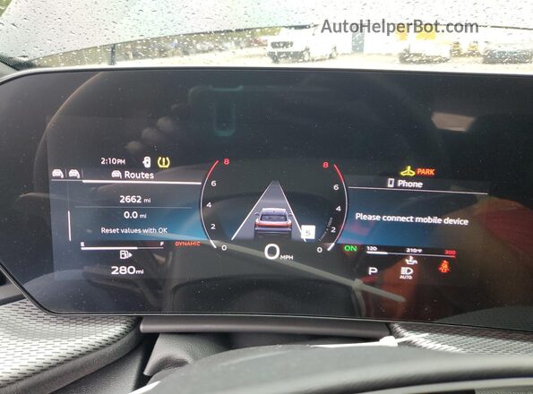 WA125AGUXS2043769 2025 AUDI SQ5 Черный Вид щитка приборов