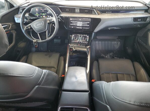 WA13AAGEXNB025639 2022 AUDI E-TRON Black Вид панелі приладів