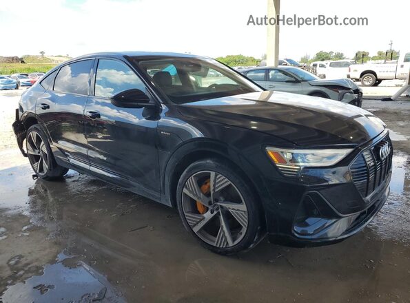 WA13AAGEXNB025639 2022 AUDI E-TRON Black Передня права чверть