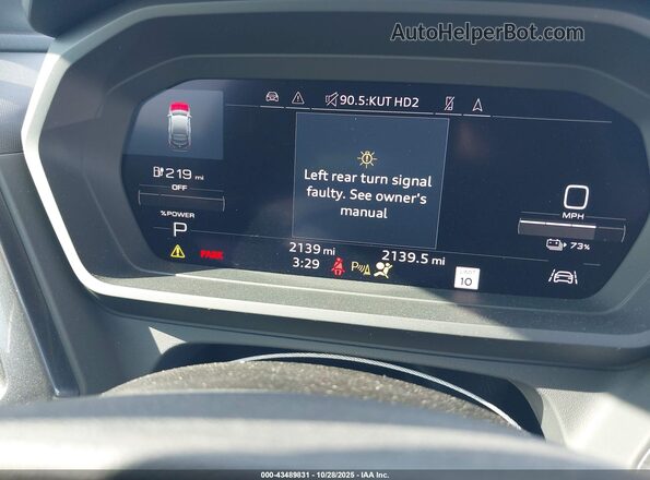 WA13UBFZ2SP036568 2025 AUDI Q4 Blue 