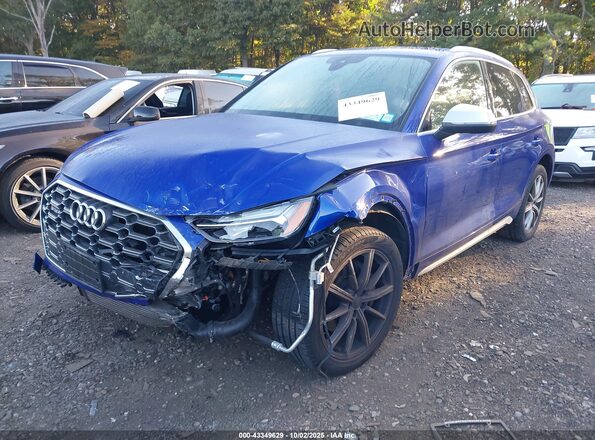 WA1A4AFY3N2042051 2022 AUDI SQ5 Blue Widok z przodu