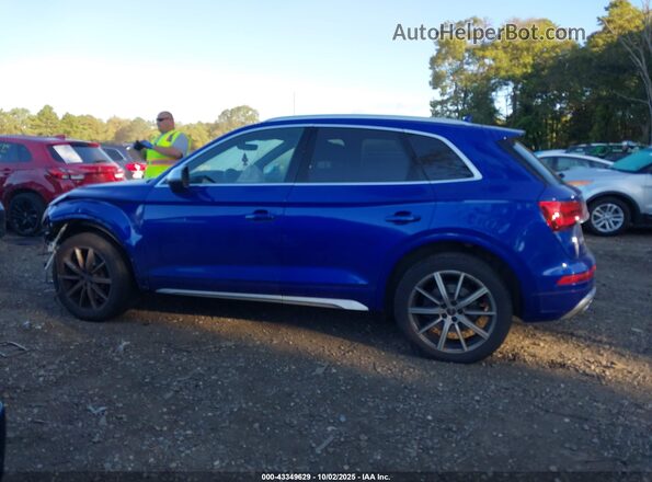 WA1A4AFY3N2042051 2022 AUDI SQ5 Blue Widok wnętrza z tyłu
