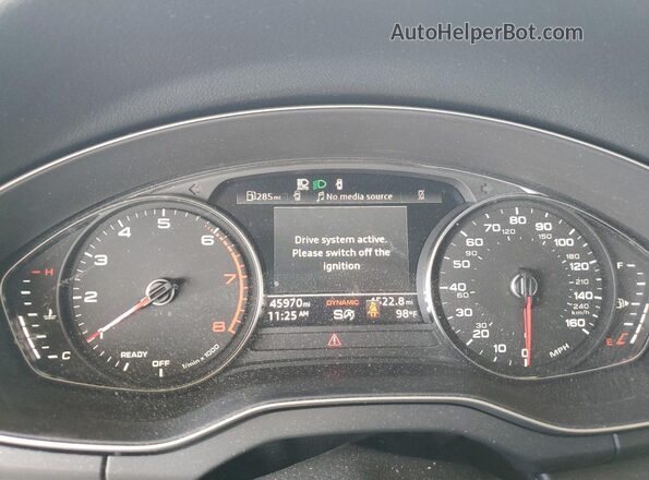 WA1AAAFY0M2052348 2021 AUDI Q5 White Instrument cluster view