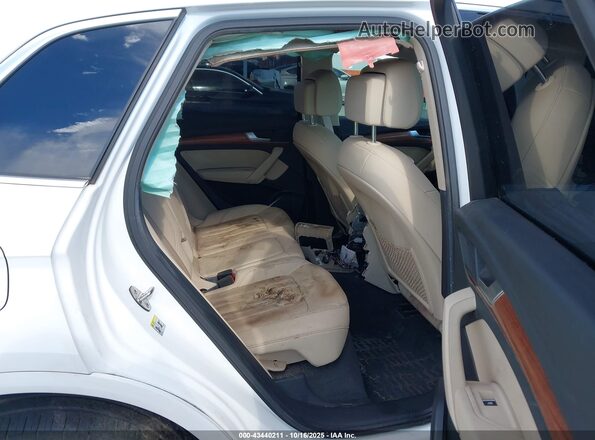 WA1AAAFY1M2086377 2021 AUDI Q5 White VIN კოდის სტიკერის ხედი